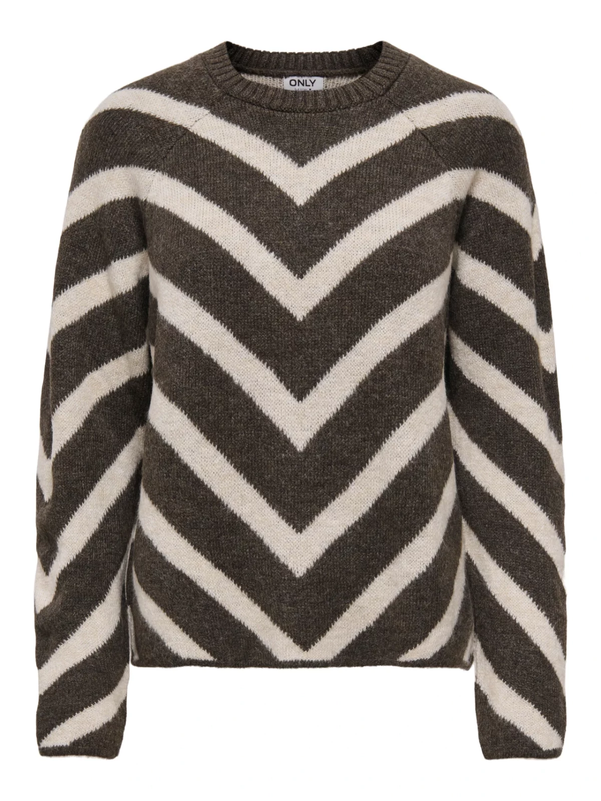 ONLELIZA L/S PULLOVER Seal Brown