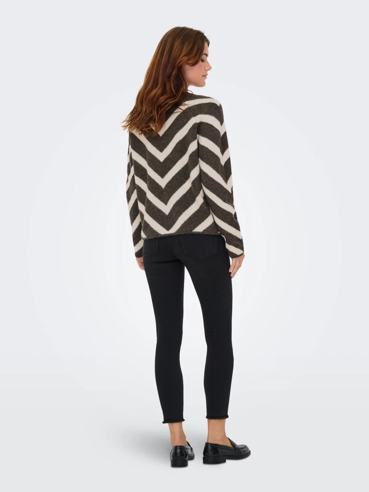 ONLELIZA L/S PULLOVER Seal Brown - Bild 6