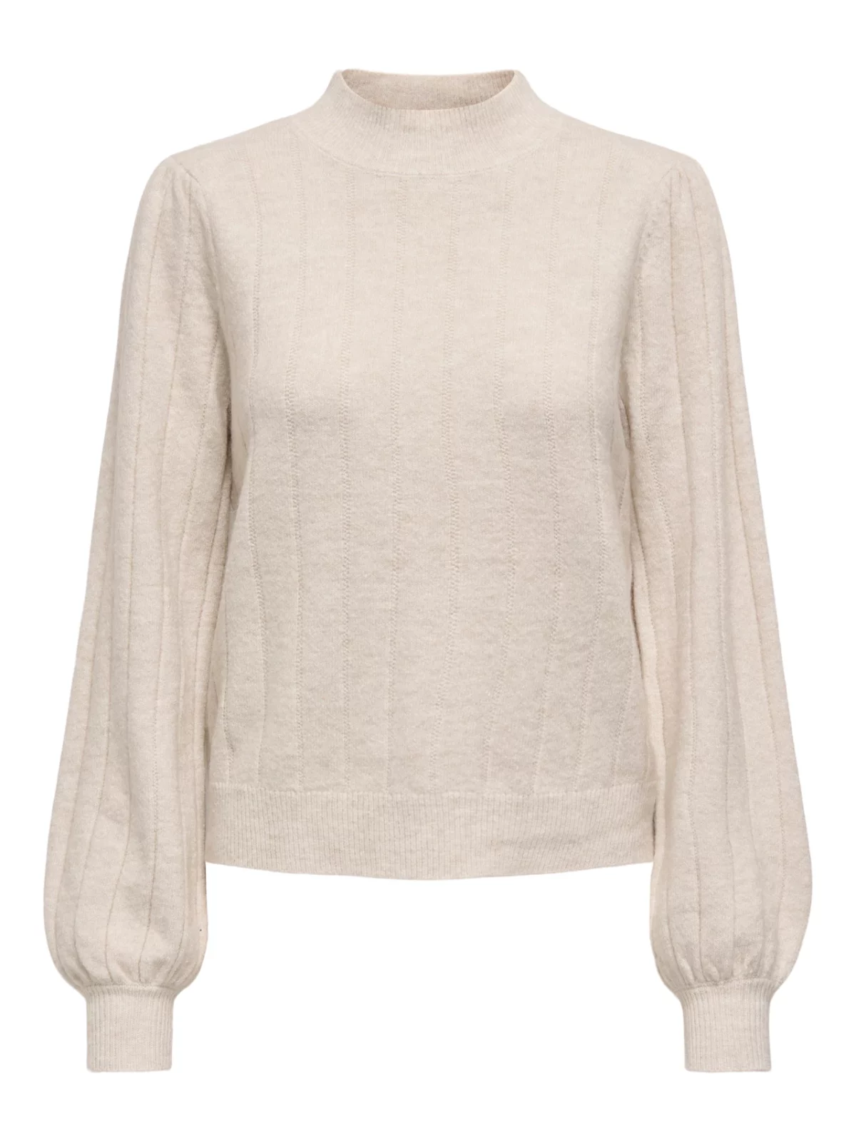 ONLFIRENZE LS HIGHNECK PULLOVER Whitecap Gray