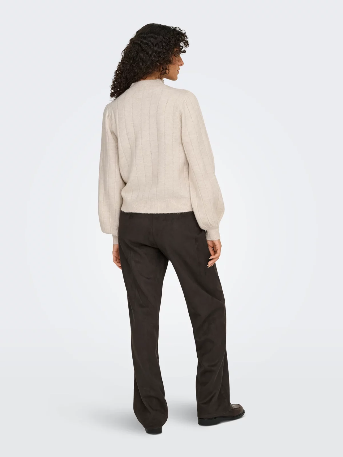 ONLFIRENZE LS HIGHNECK PULLOVER Whitecap Gray - Bild 6