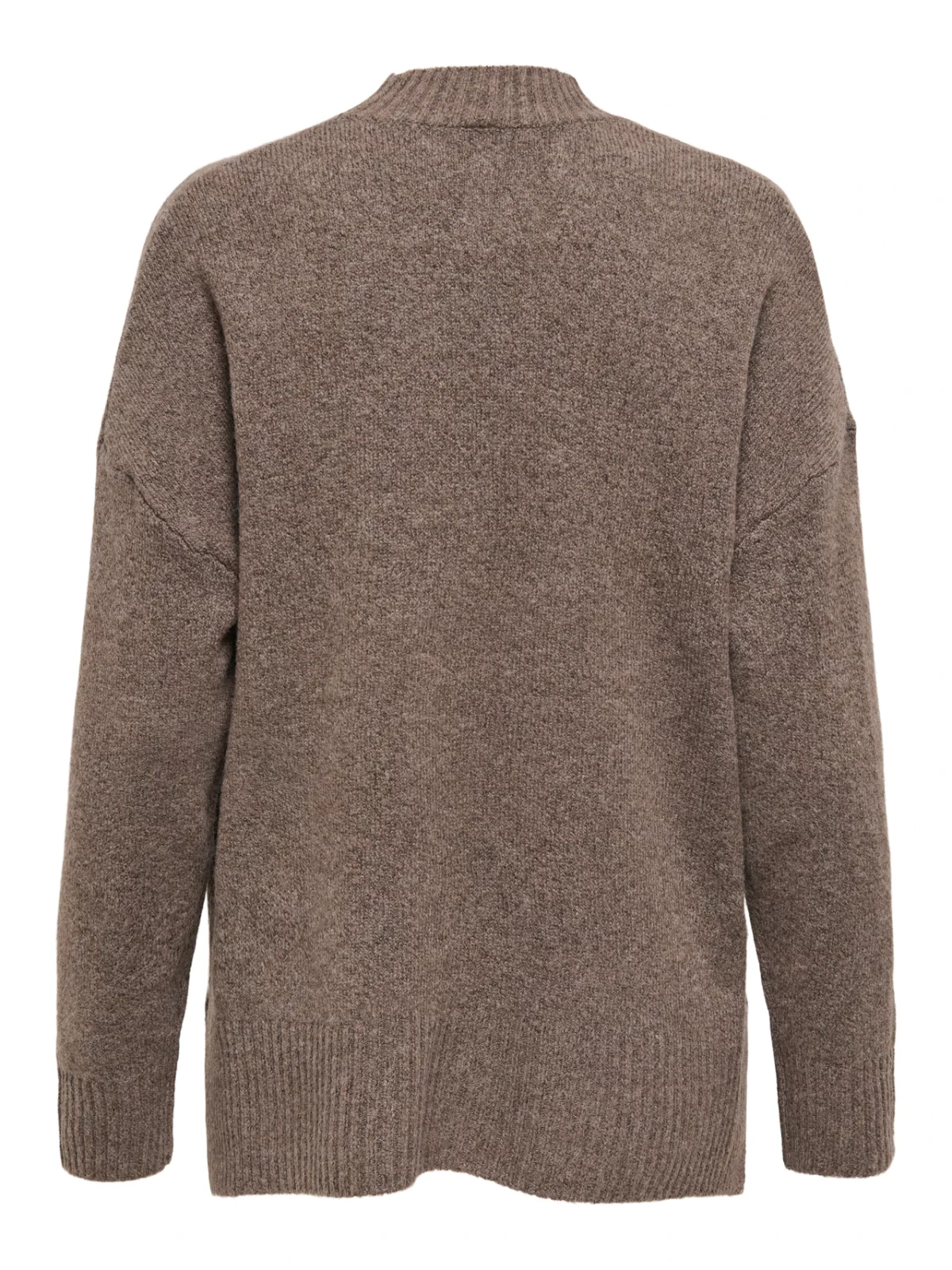 ONLHAZEL LS HIGHNECK OVERS PULLOVER Brown Lentil - Bild 2