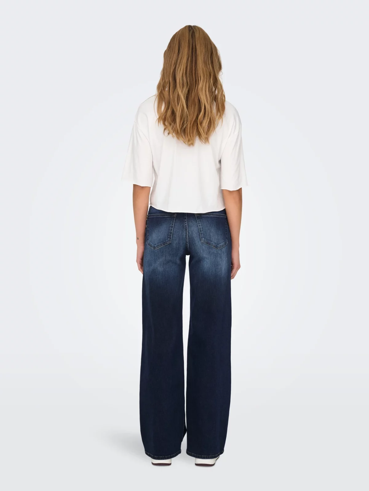 ONLMADISON BLUSH WIDE Dark Blue Denim - Bild 5