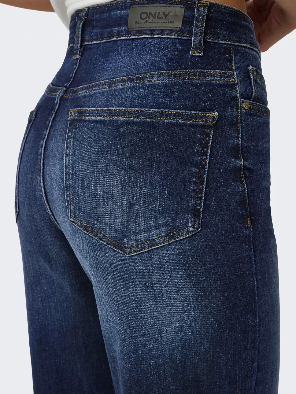 ONLMADISON BLUSH WIDE Dark Blue Denim - Bild 7