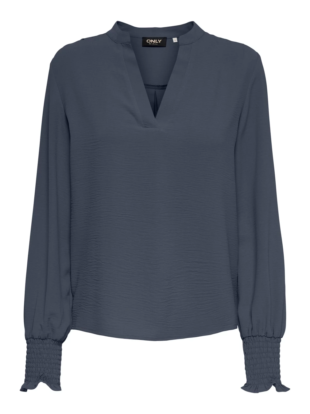 ONLMETTE V-NECK LS SMOCK TOP Ombre Blue