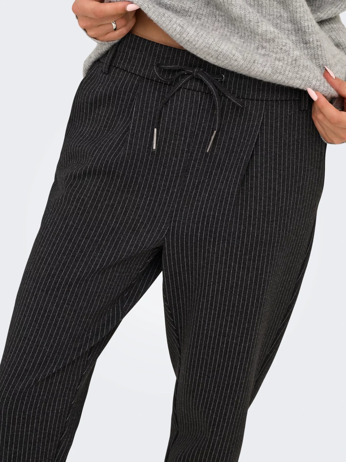 ONLPOPTRASH-JILL EASY PINS PANT Dark Grey Melange - Bild 5