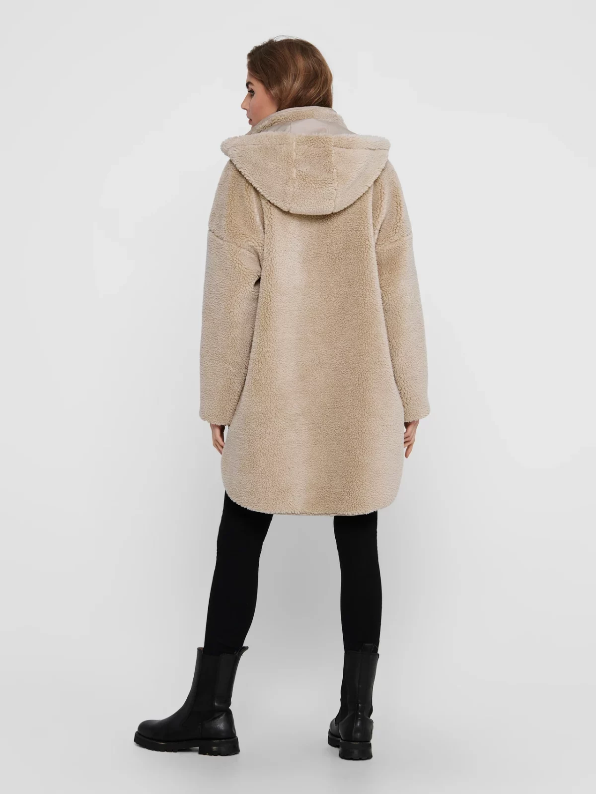 ONLSASCHA SHERPA JACKET LIFE Cuban Sand - Bild 4