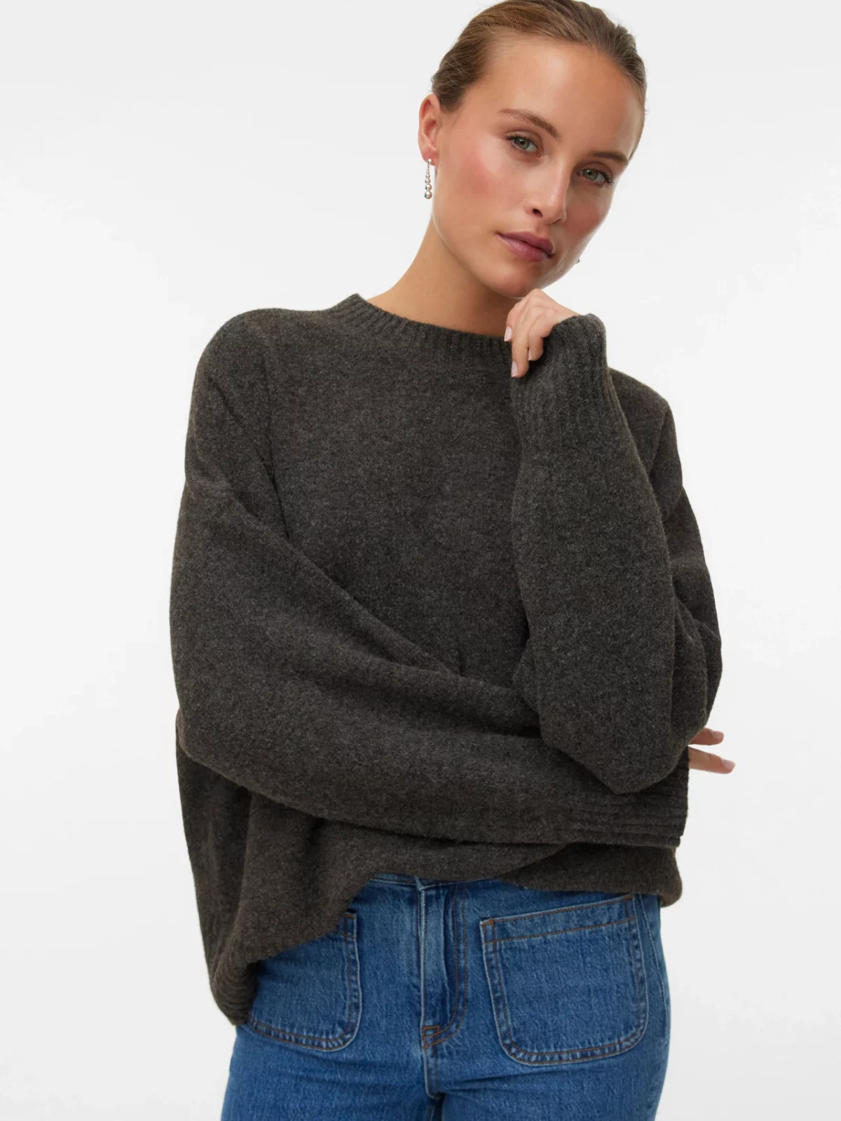VMBOOM LS O-NECK PULLOVER Chocolate Torte - Bild 3