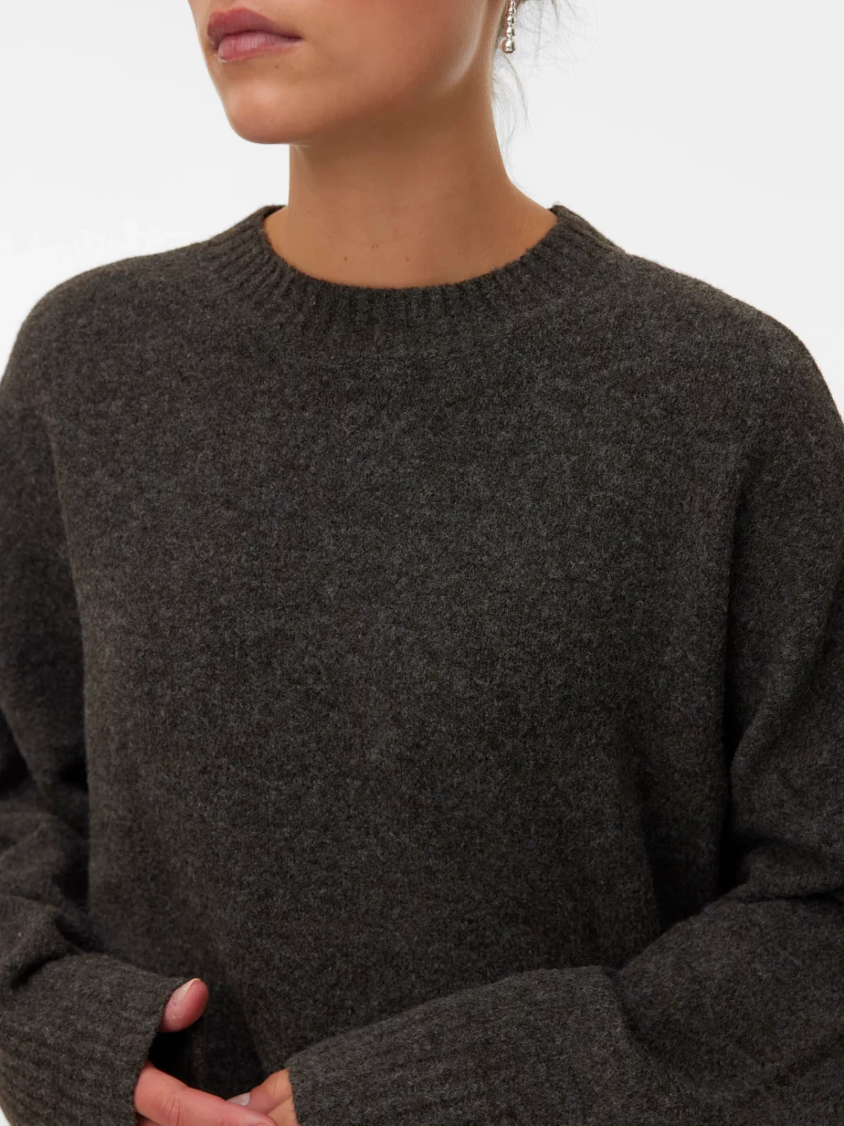 VMBOOM LS O-NECK PULLOVER Chocolate Torte - Bild 4