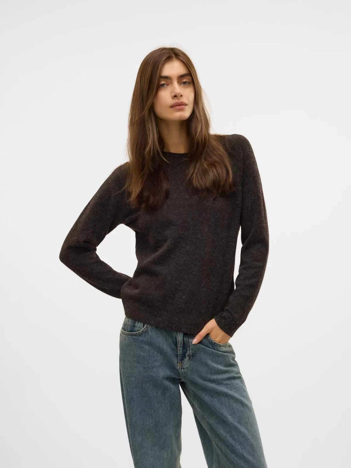VMDOFFY LS O-NECK BLOUSE Chocolate Torte - Bild 2