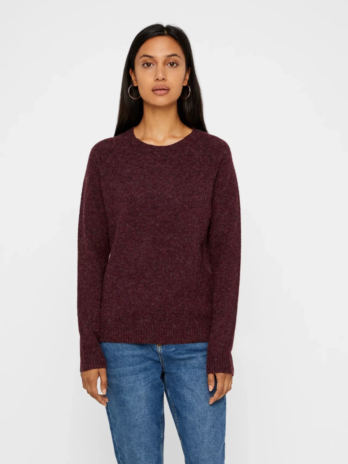 VMDOFFY LS O-NECK BLOUSE Winetasting - Bild 2