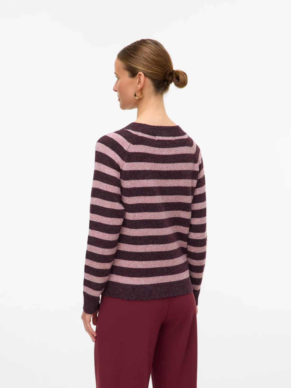 VMDOFFY LS O-NECK BLOUSE Winetasting/Rose Brown - Bild 5