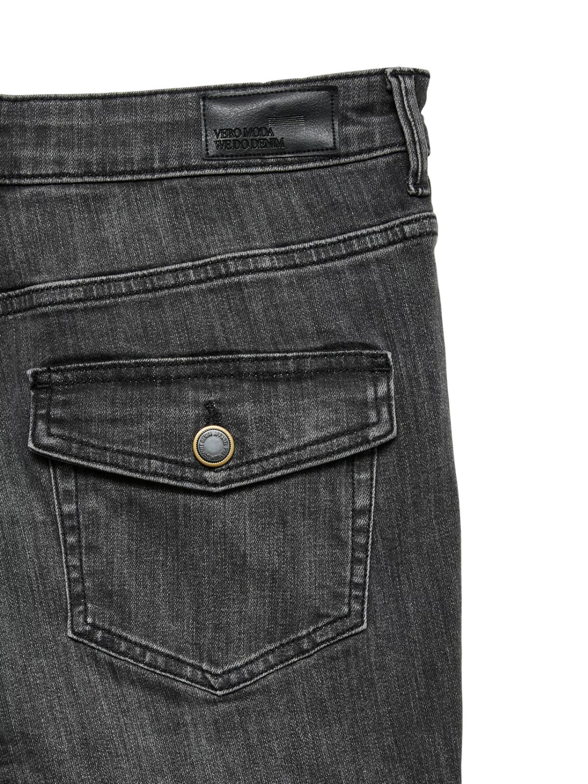 VMFLASH MR FLARED POCKET JEANS Dark Grey Denim - Bild 5