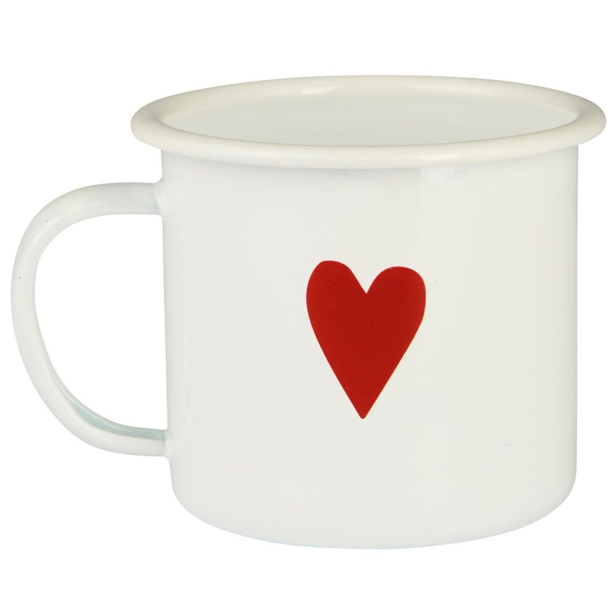 Mugg Emalj Hjärta
