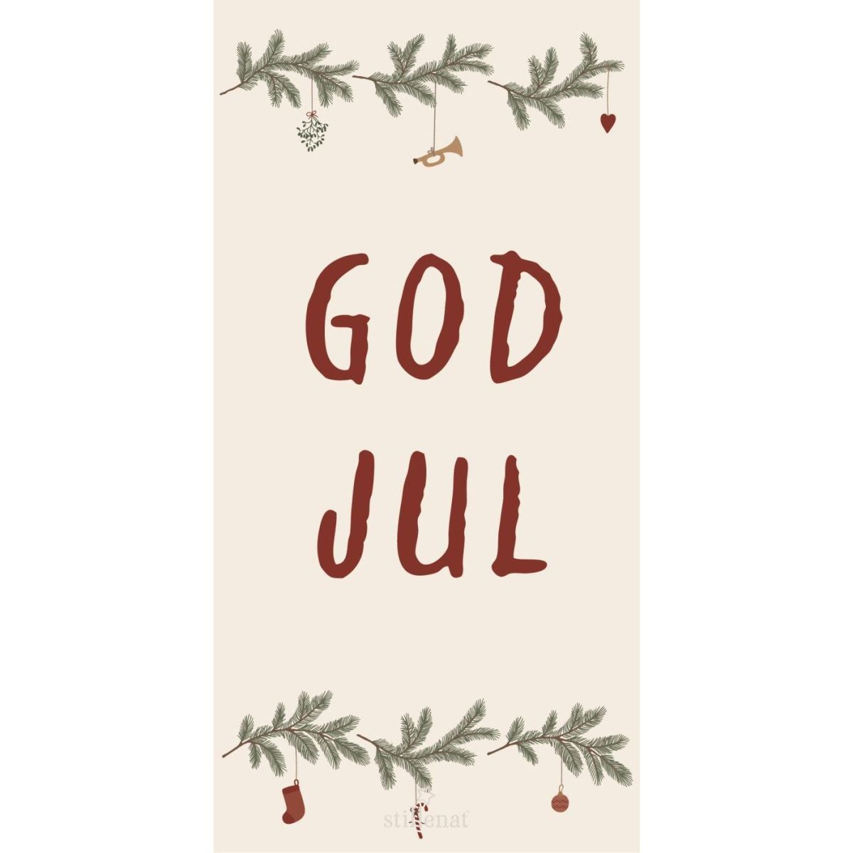 Servett God Jul