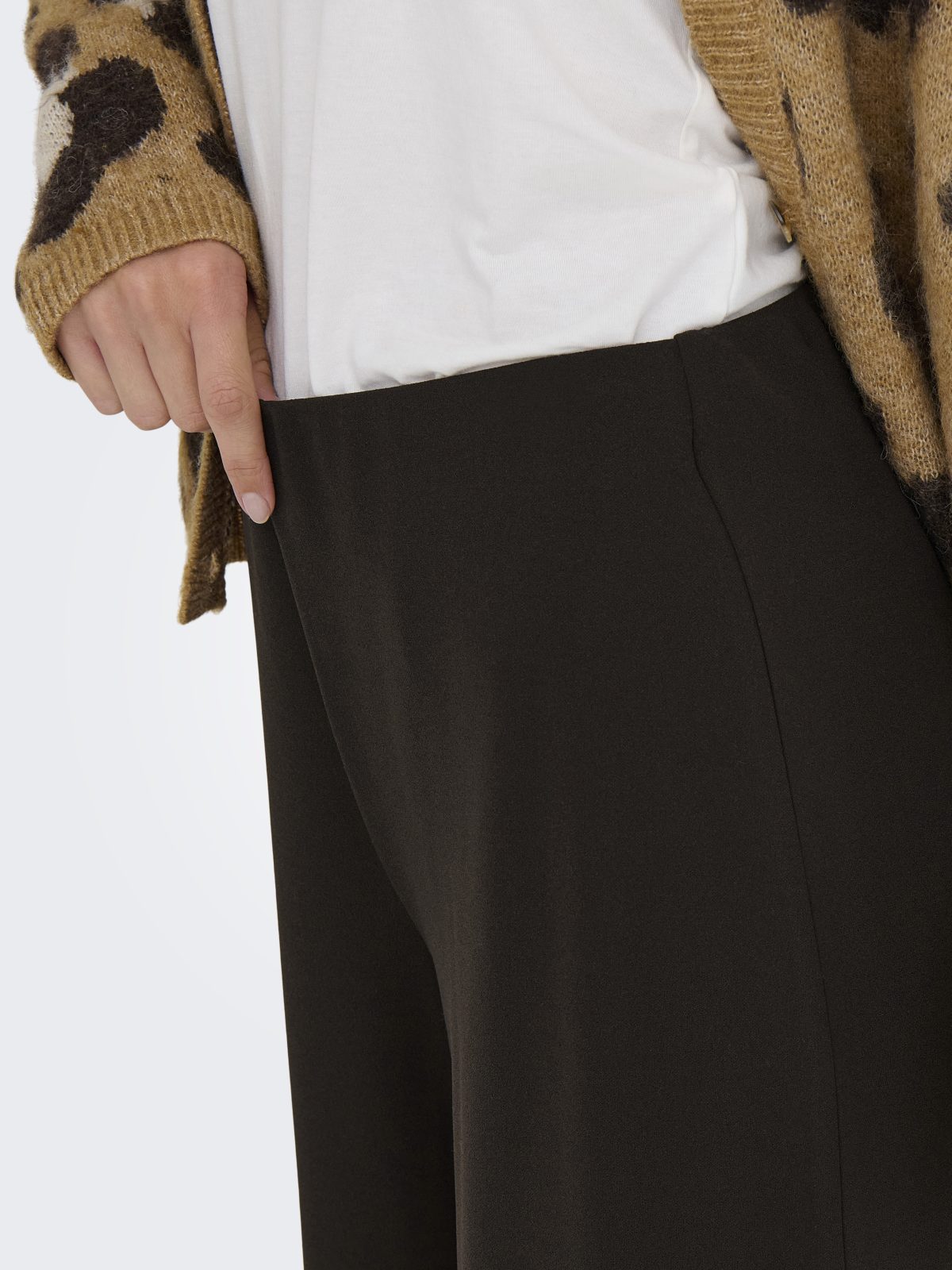 JDYGEGGO LIFE WIDE PANT Chocolate Torte - Bild 5