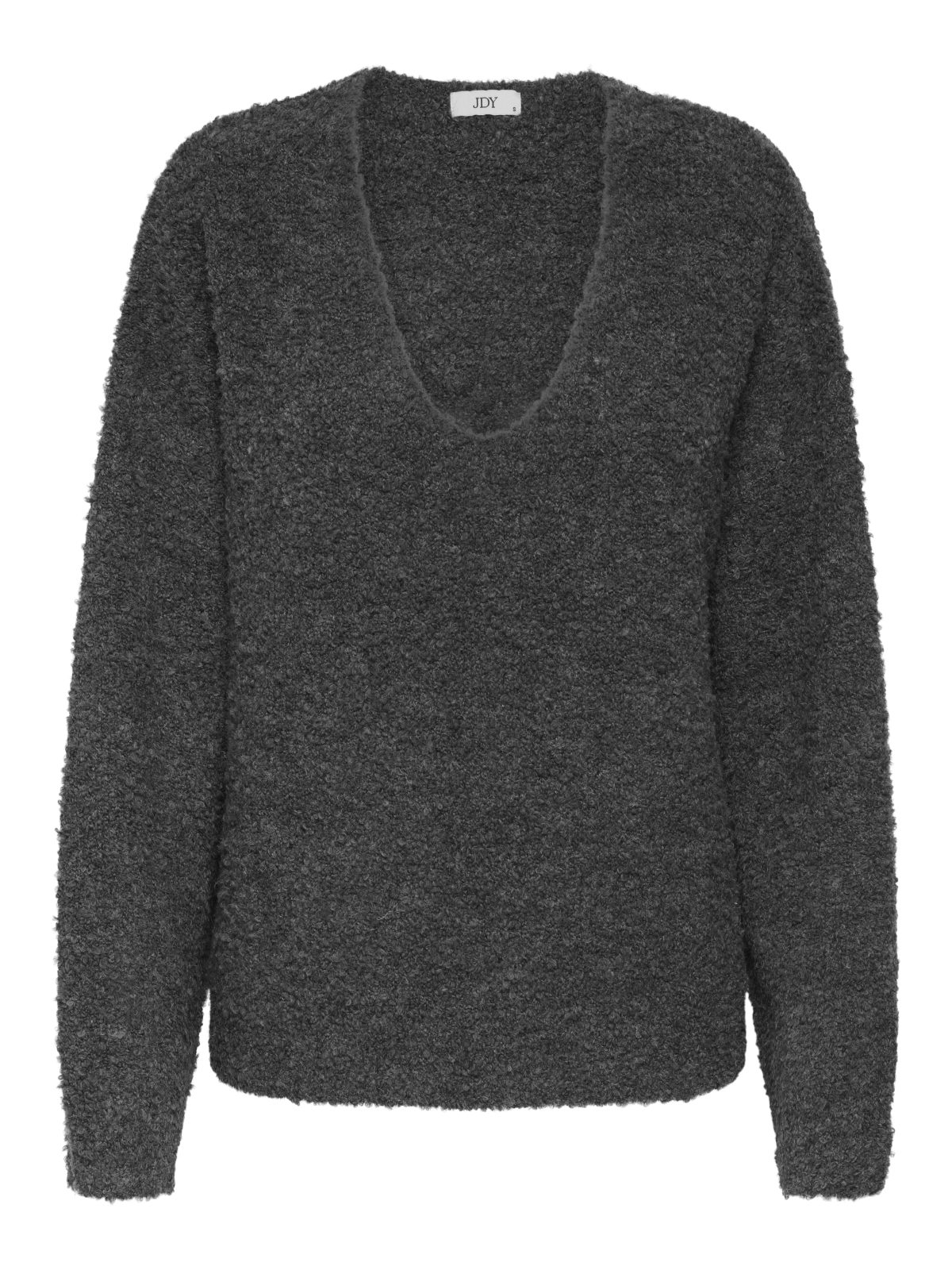 JDYBITTEN LIFE L/S PULLOVER Dark Grey