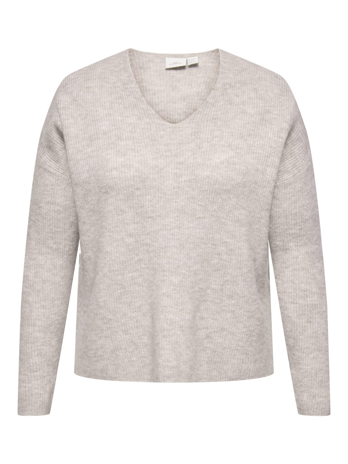 CARCAMILLA V-NECK L/S PULLOVER Pumice Stone