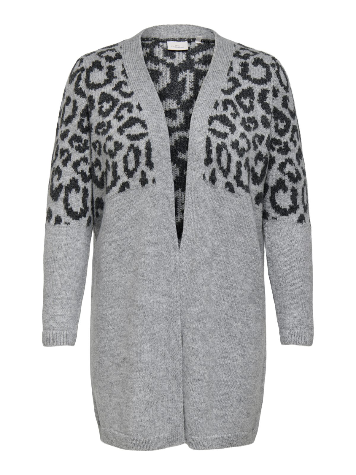 CARJADE ANIMAL L/S CARDIGAN Light Grey Melange