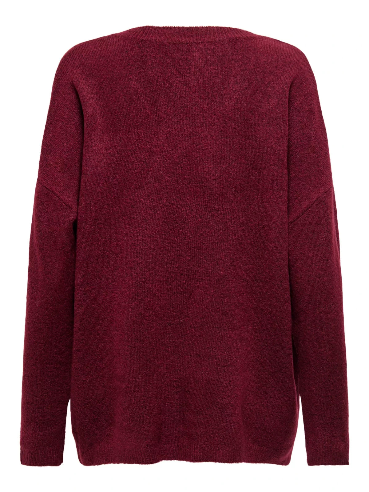 ONLTALIO LS LONG V-NECK Cabernet - Bild 2