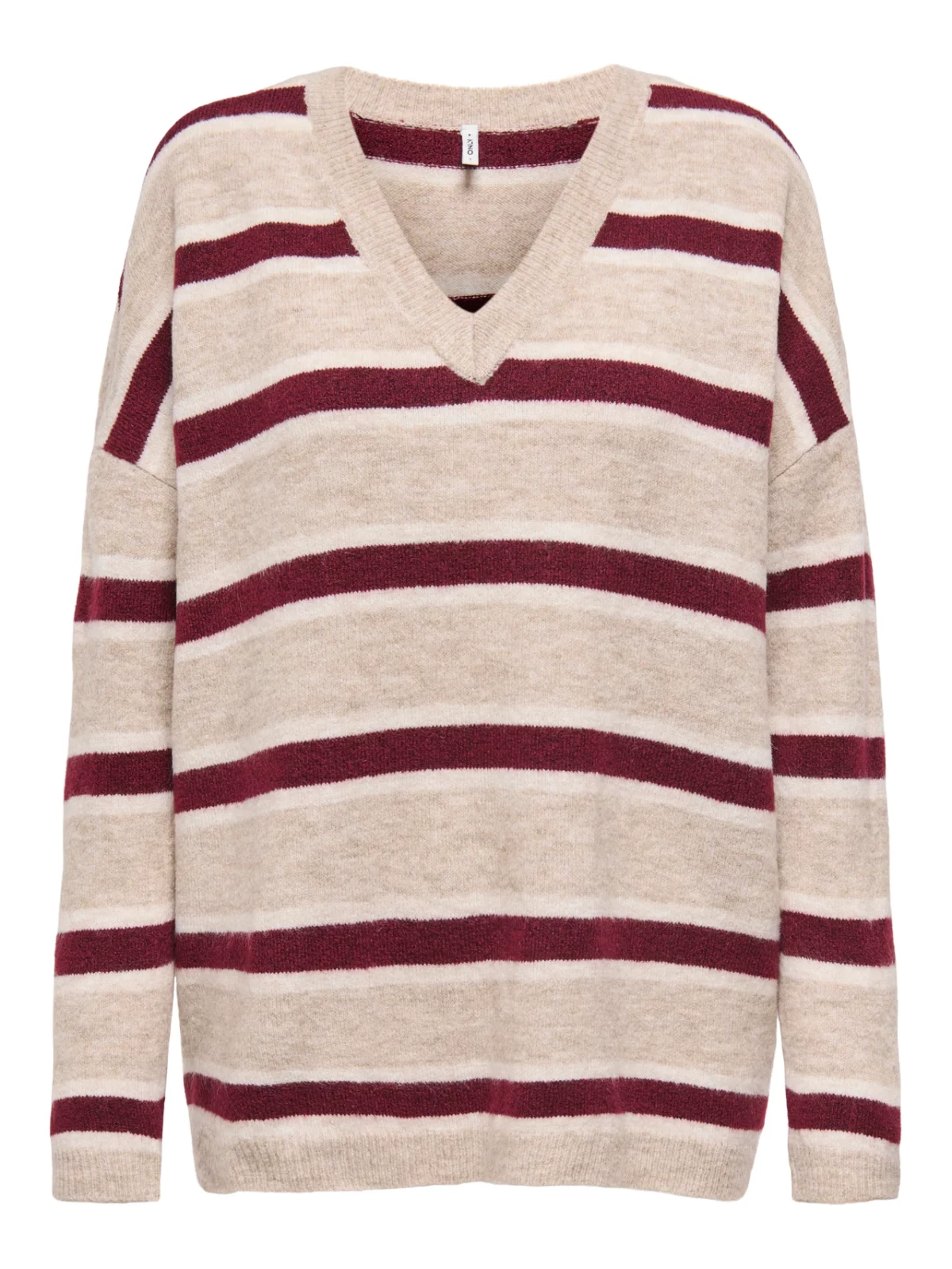 ONLTALIO LS LONG V-NECK Humus