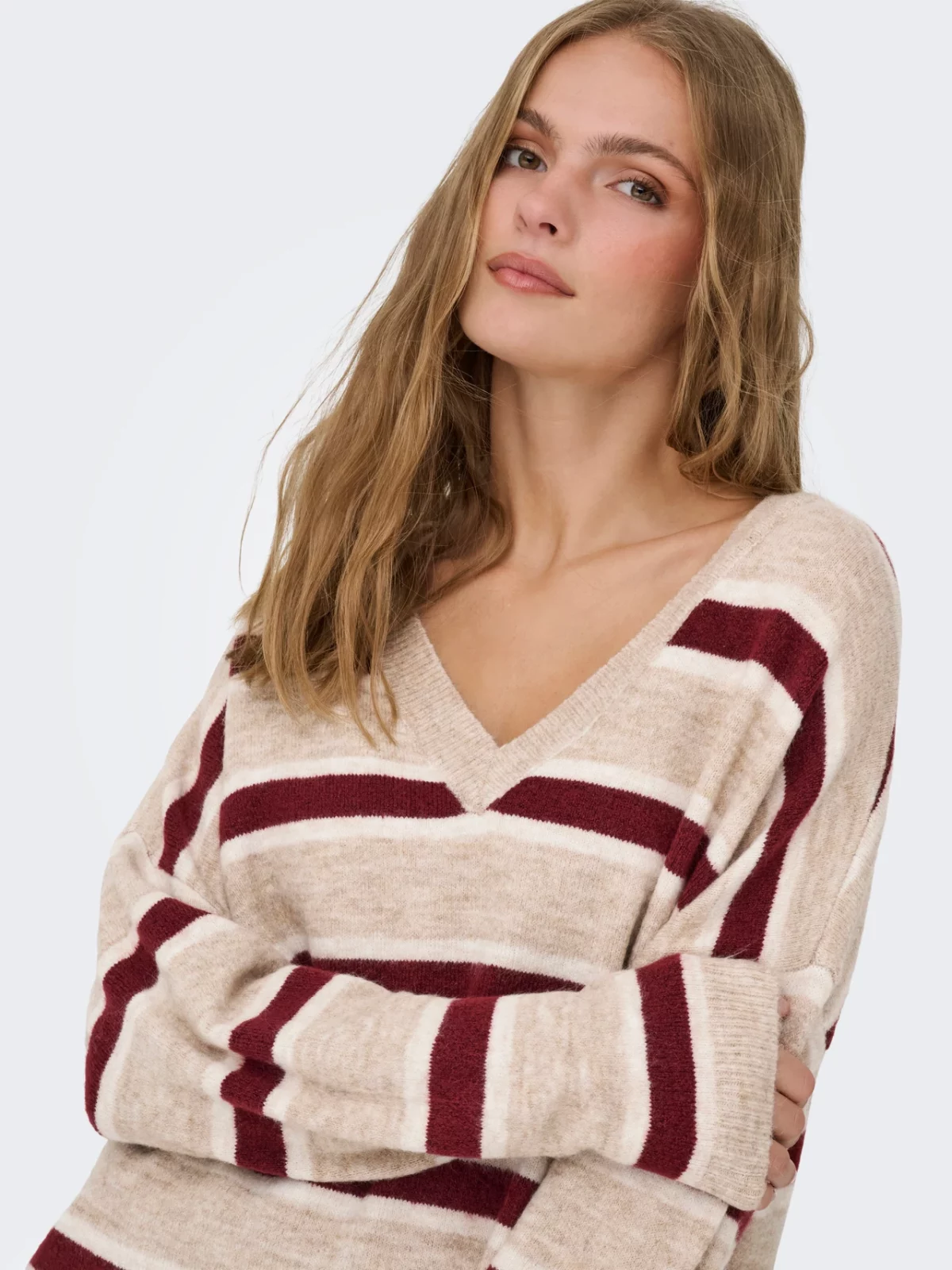 ONLTALIO LS LONG V-NECK Humus - Bild 6