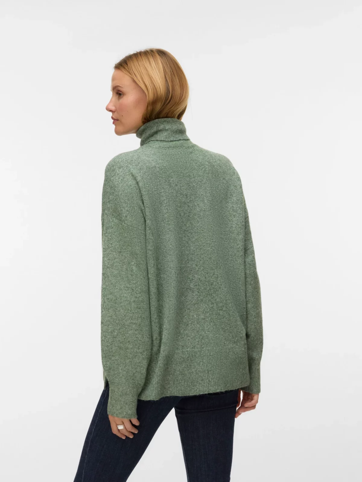VMDOFFY LS ROLL NECK PULLOVER Laurel Wreath - Bild 4