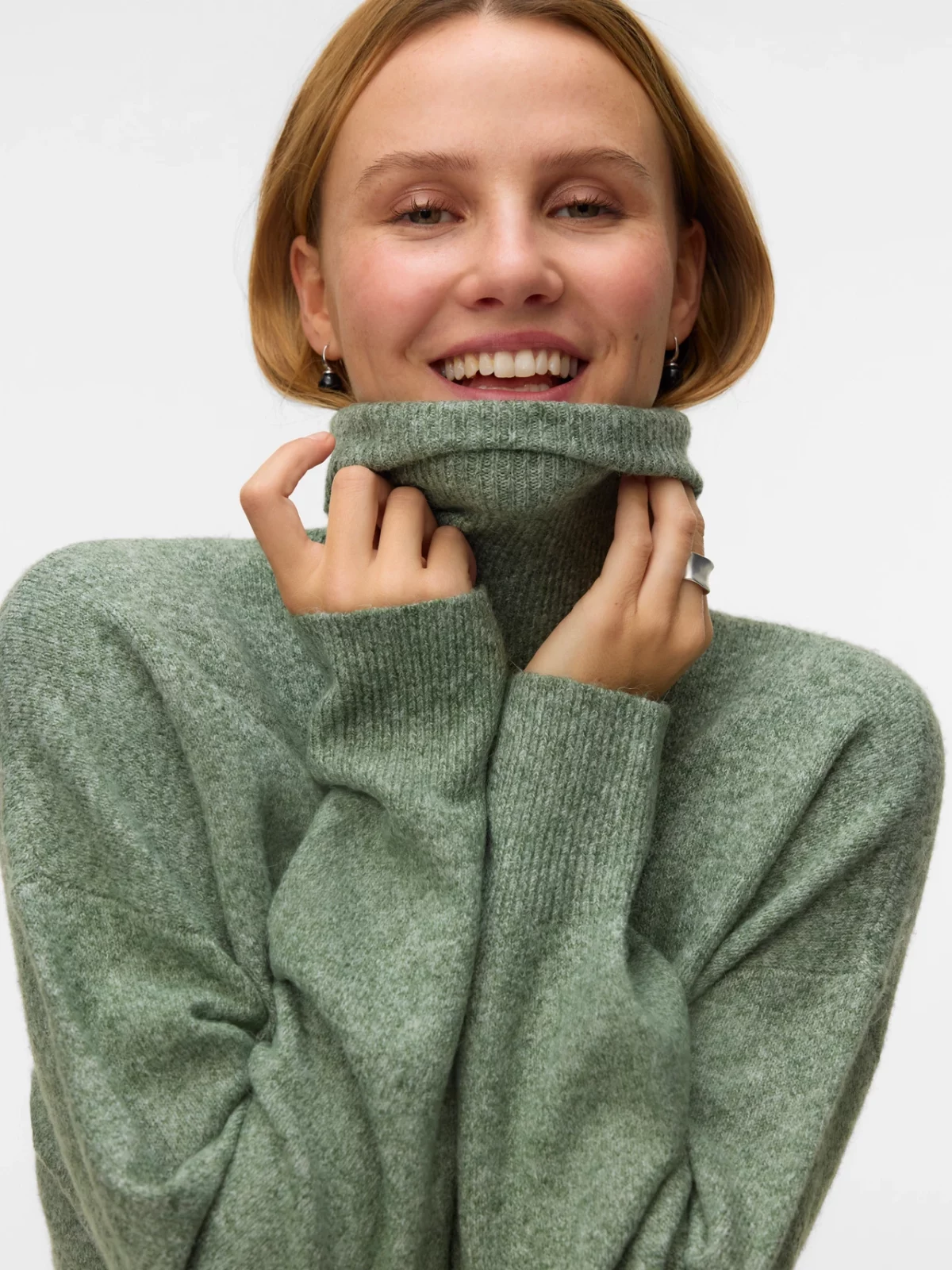 VMDOFFY LS ROLL NECK PULLOVER Laurel Wreath - Bild 5