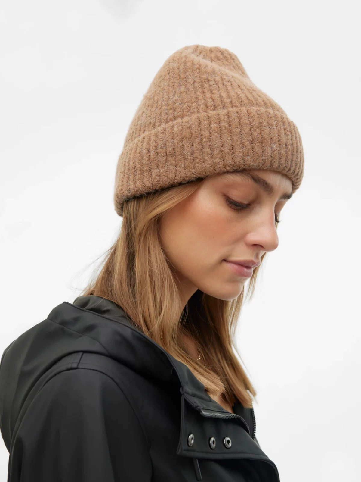 VMGILA RIB BEANIE Brown Lentil - Bild 2