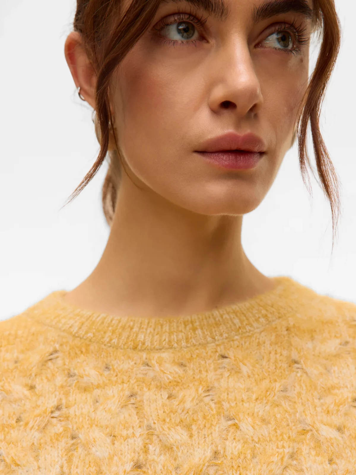 VMIDA LS O-NECK PULLOVER Harvest Gold - Bild 5