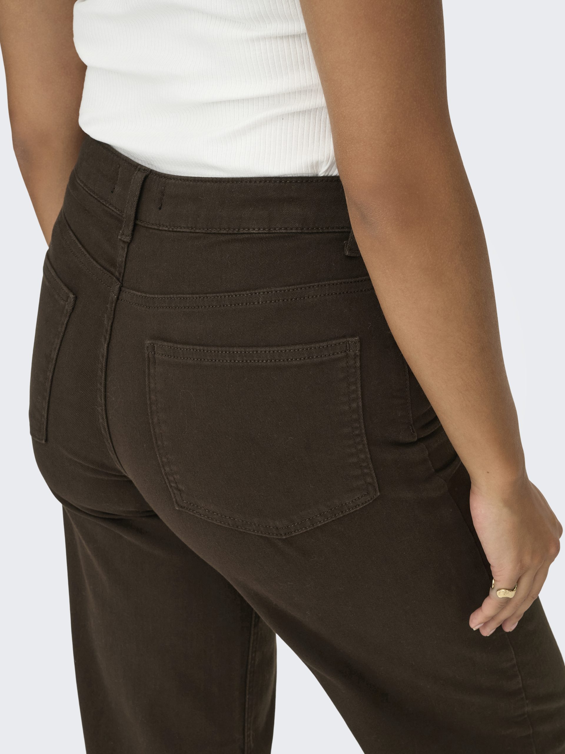 ONLMADISON BLUSH HW WIDE COLOR Dark Brown Denim - Bild 6