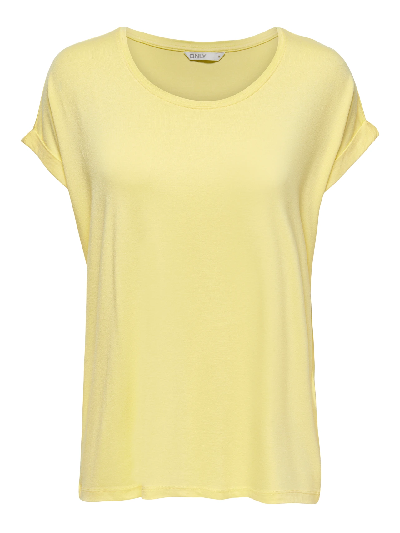 ONLMOSTER S/S O-NECK TOP Pale Banana