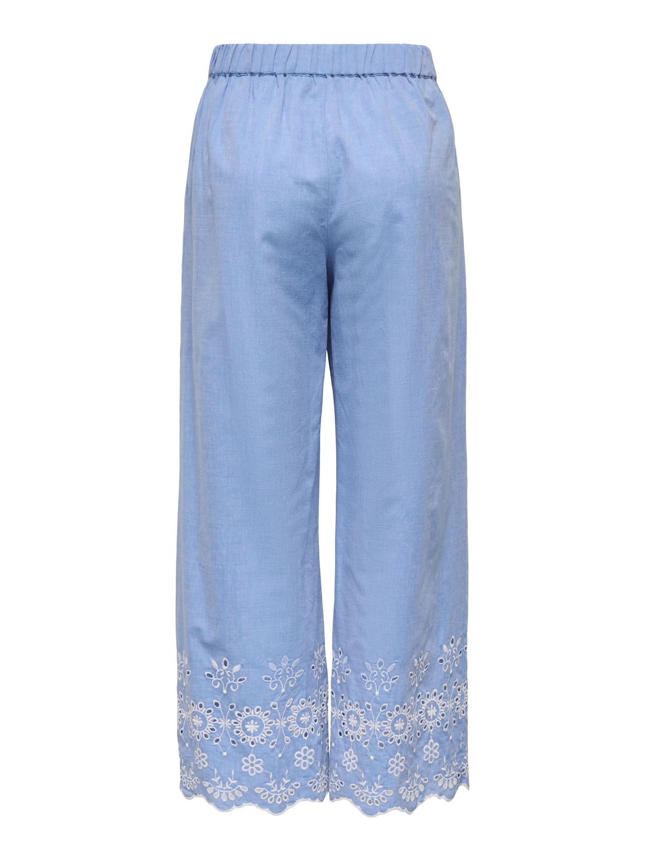 JDYMARINA EMB. ANKLE PANT Blue Bonnet - Bild 2