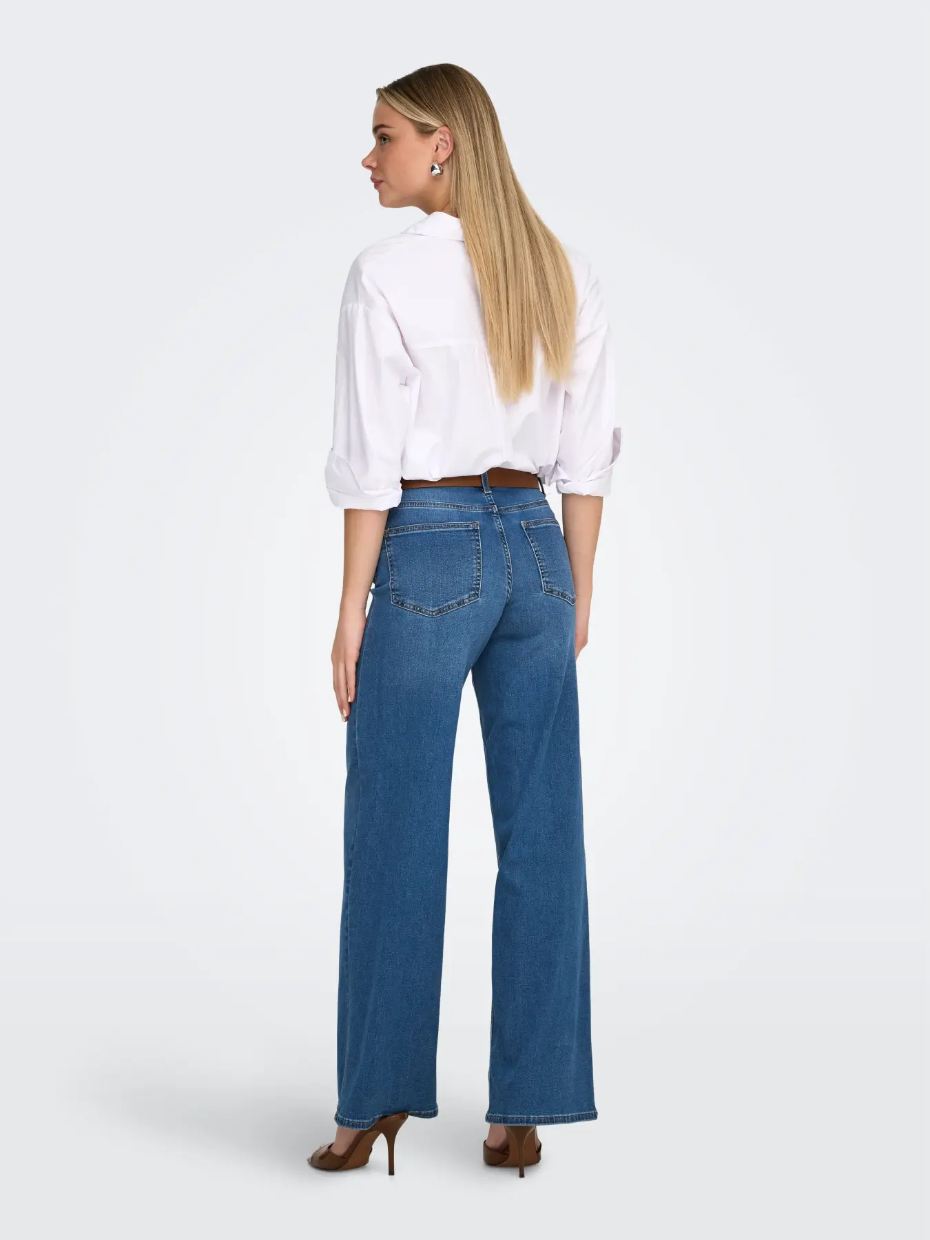 ONLMADISON BLUSH HW WIDE DNM Medium Blue Denim - Bild 5