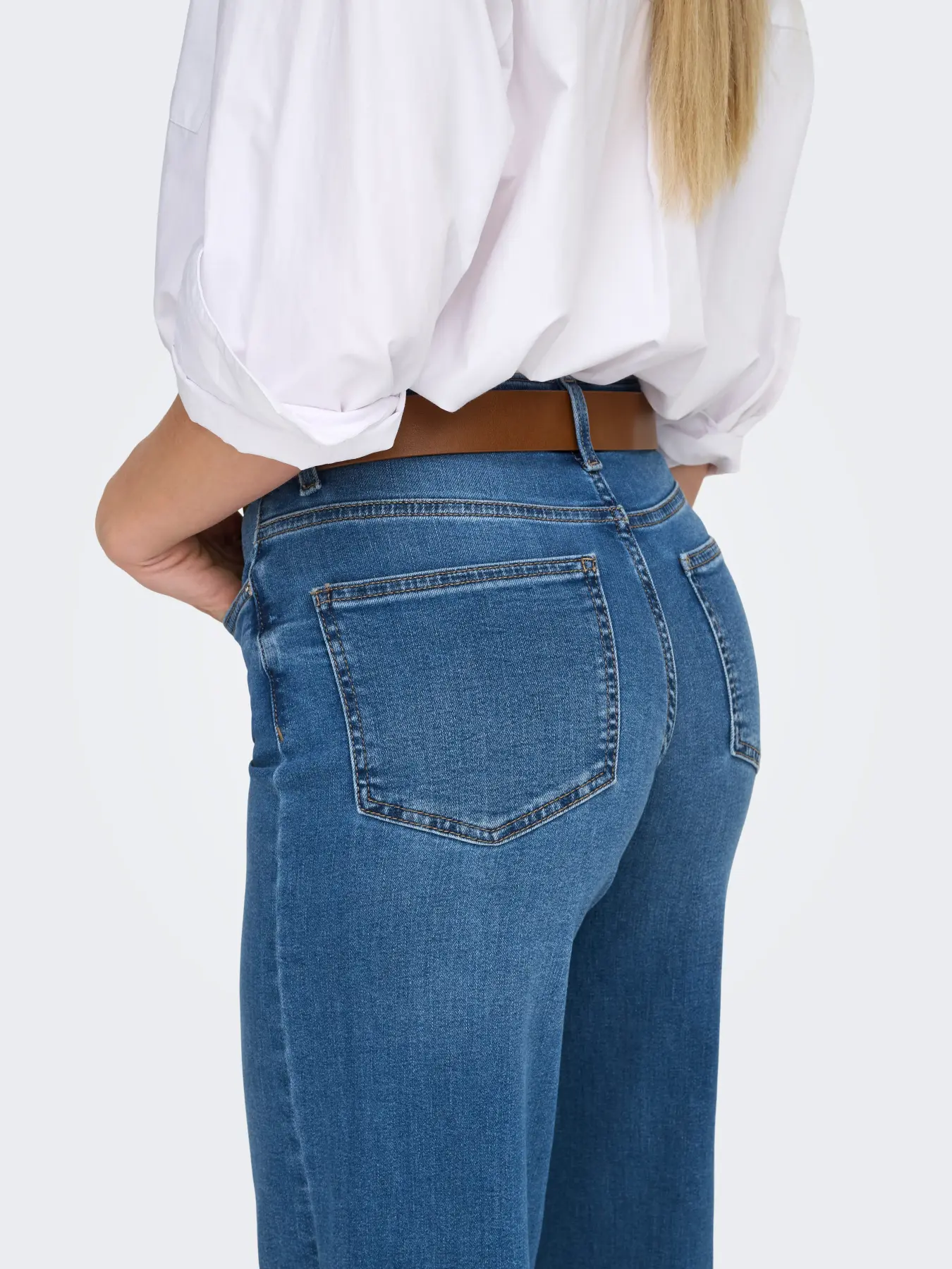 ONLMADISON BLUSH HW WIDE DNM Medium Blue Denim - Bild 7