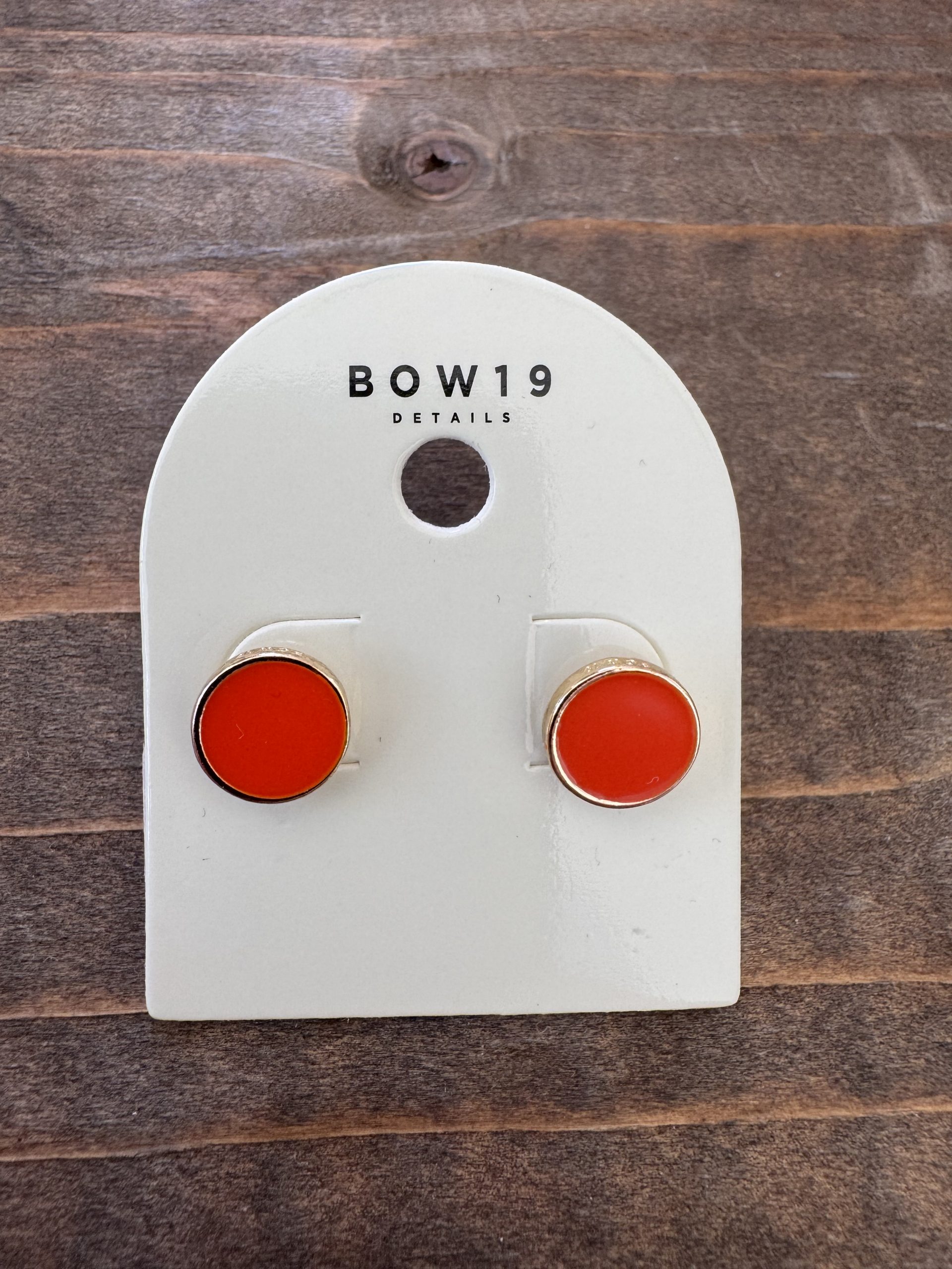 AVA PETITE STUDS Strong Orange