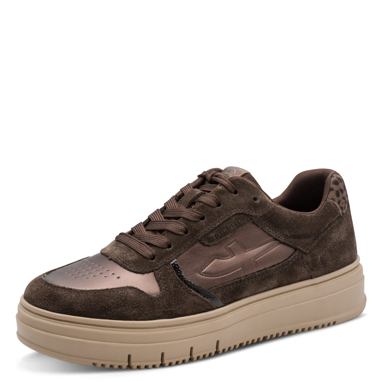 TAMARIS SNEAKERS Mocca Metall