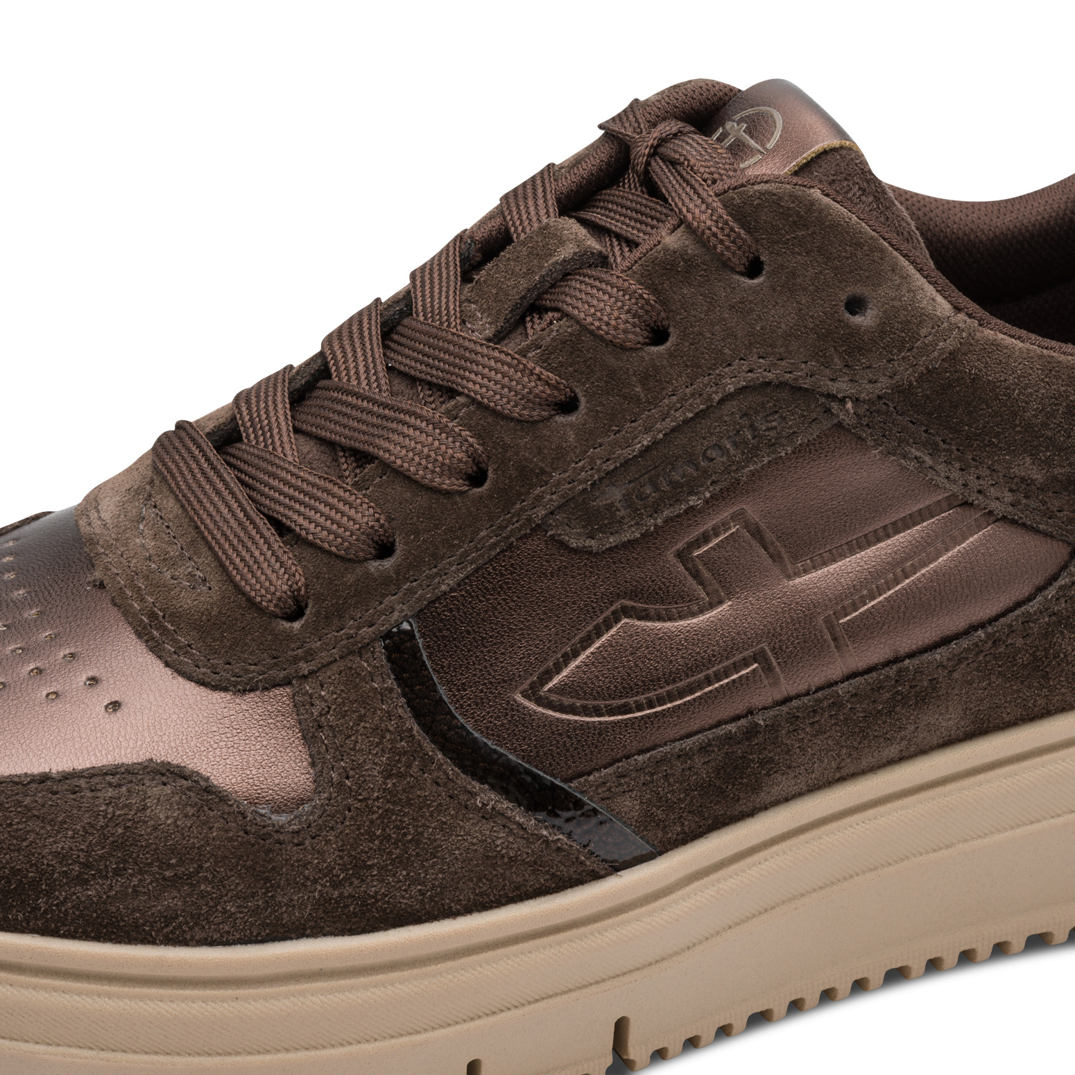 TAMARIS SNEAKERS Mocca Metall - Bild 4