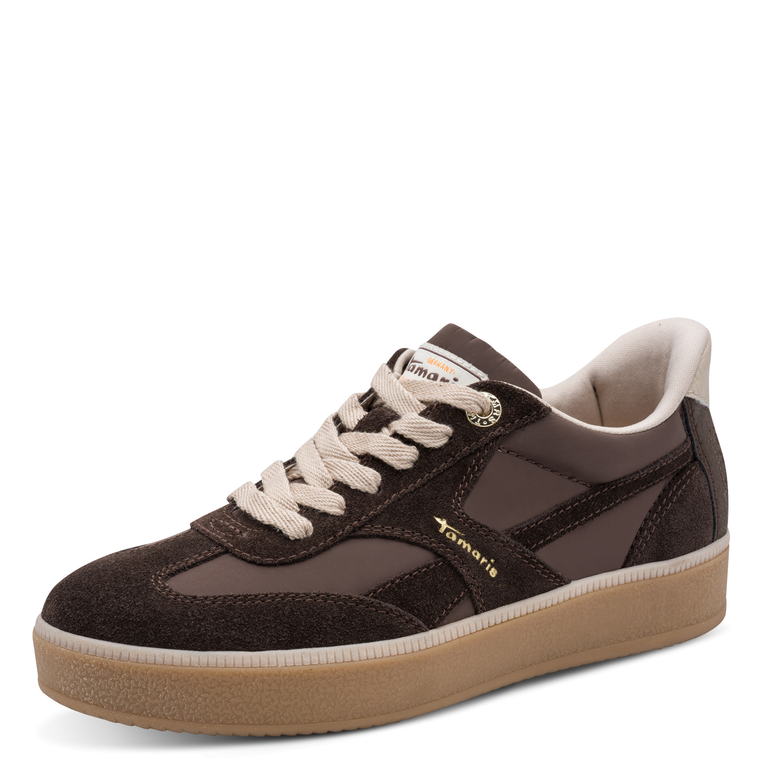 TAMARIS WIDE FIT SNEAKERS Mocca