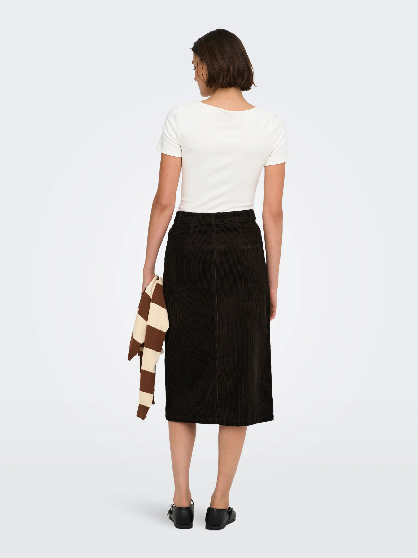 JDYSHIRAZ MIDI BUTTON SKIRT Chocolate Torte - Bild 7