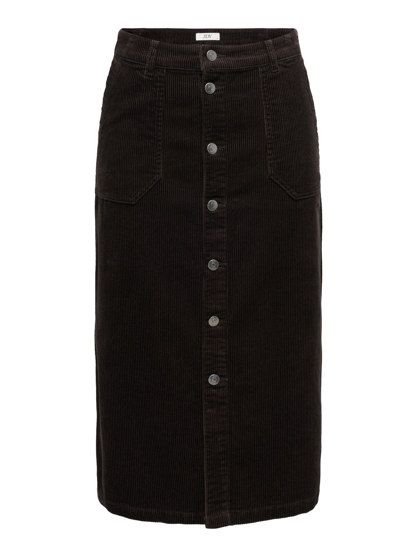 JDYSHIRAZ MIDI BUTTON SKIRT Chocolate Torte