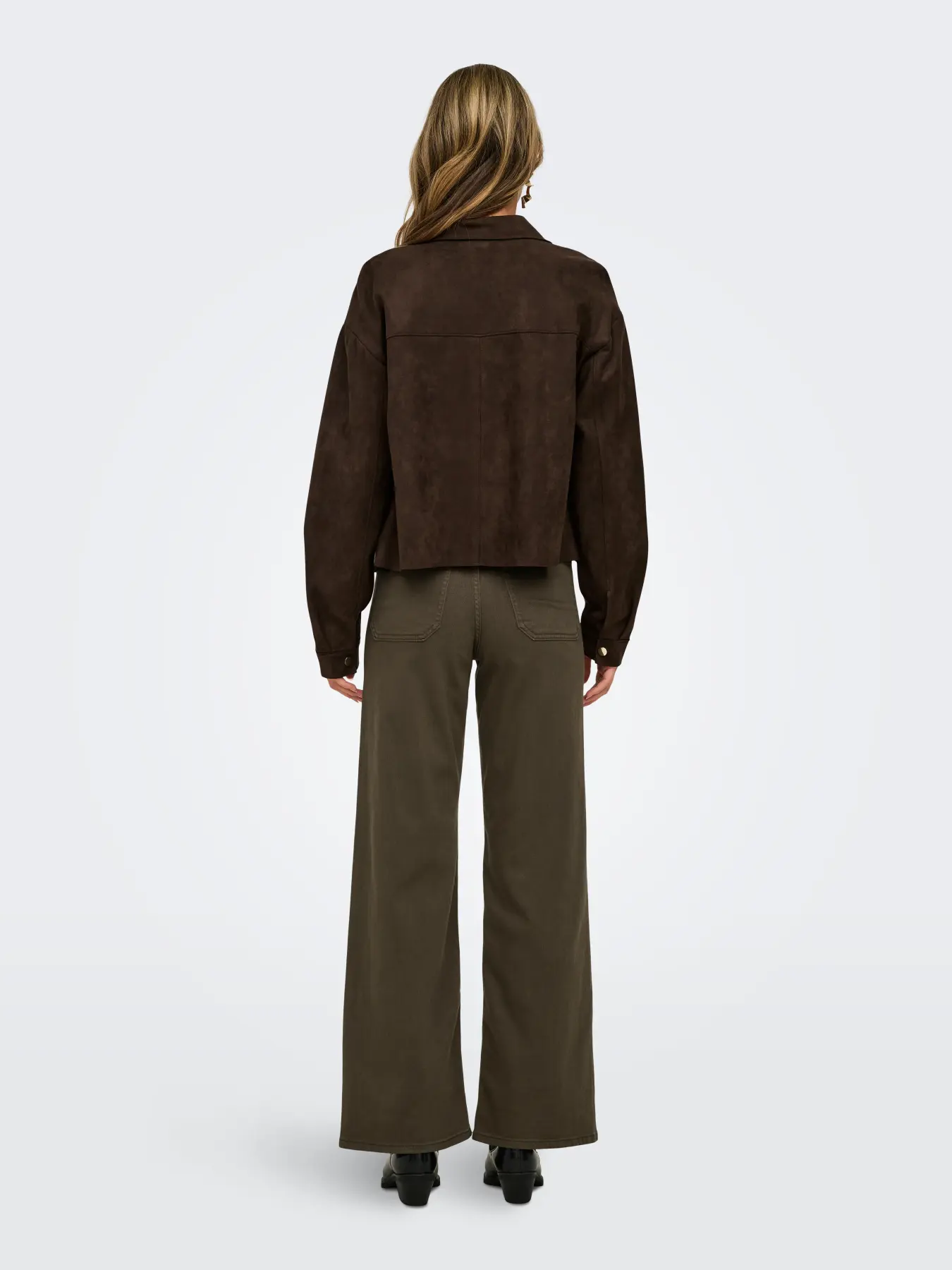 JDYJULLE L/S FAKE SUEDE SHIRT Coffee Bean - Bild 6
