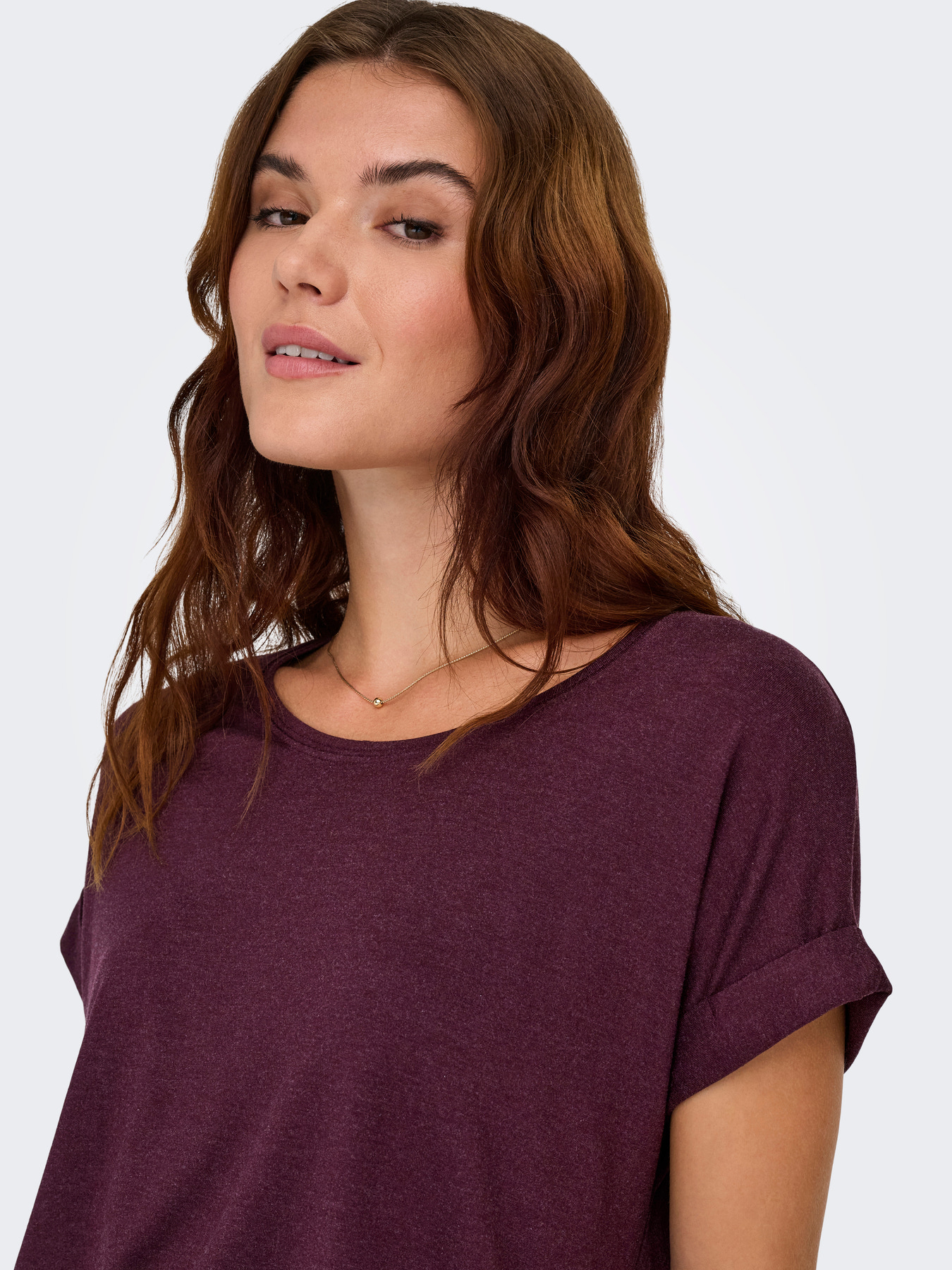 ONLMOSTER S/S O-NECK TOP Winetasting - Bild 4