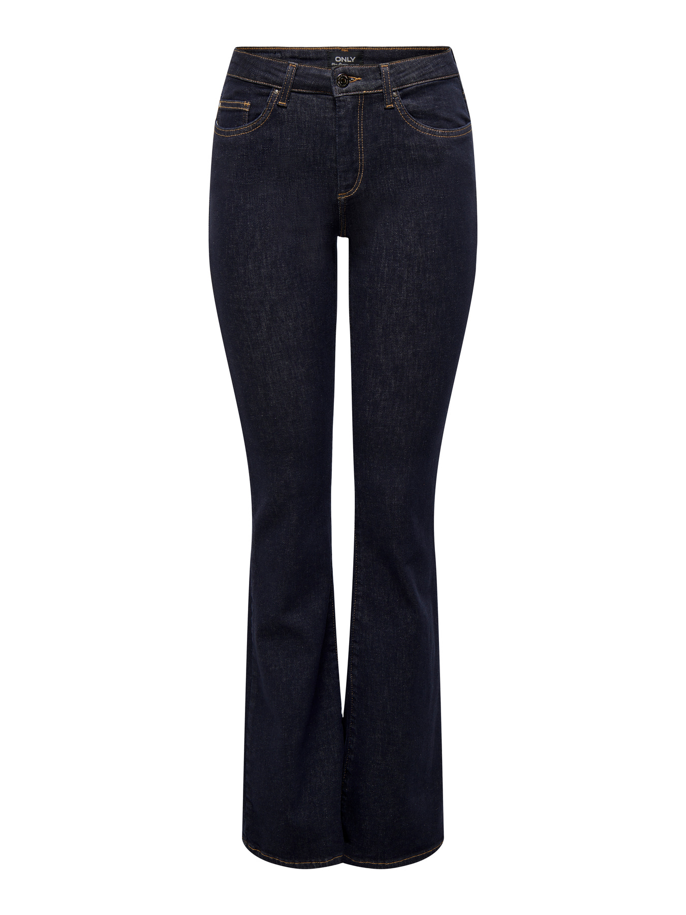 ONLBLUSH MID FLARED STAYBLUE Dark Blue Denim