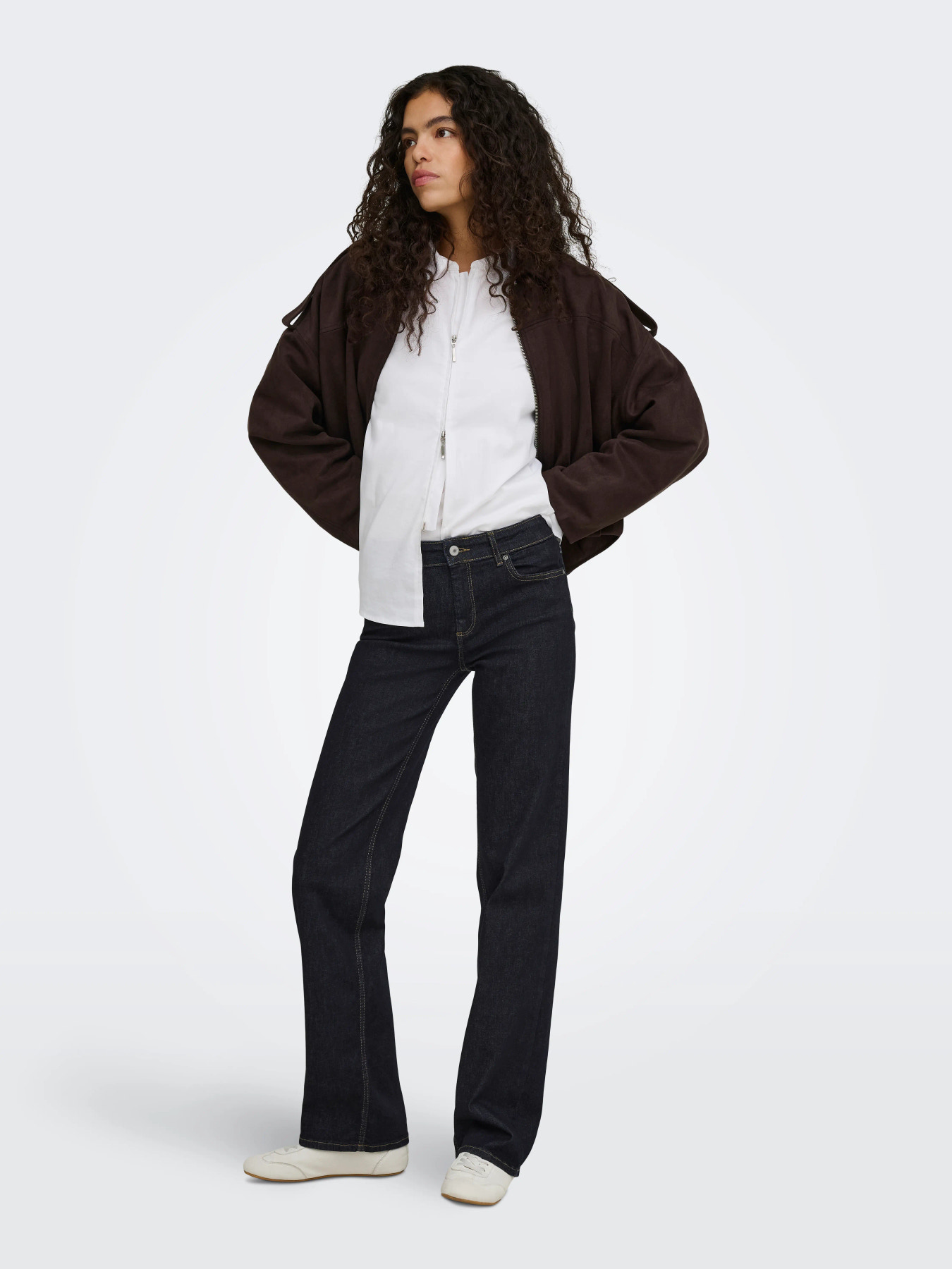 ONLBLUSH MID STRAIGHT DENIM Dark Blue Denim Rinse - Bild 4