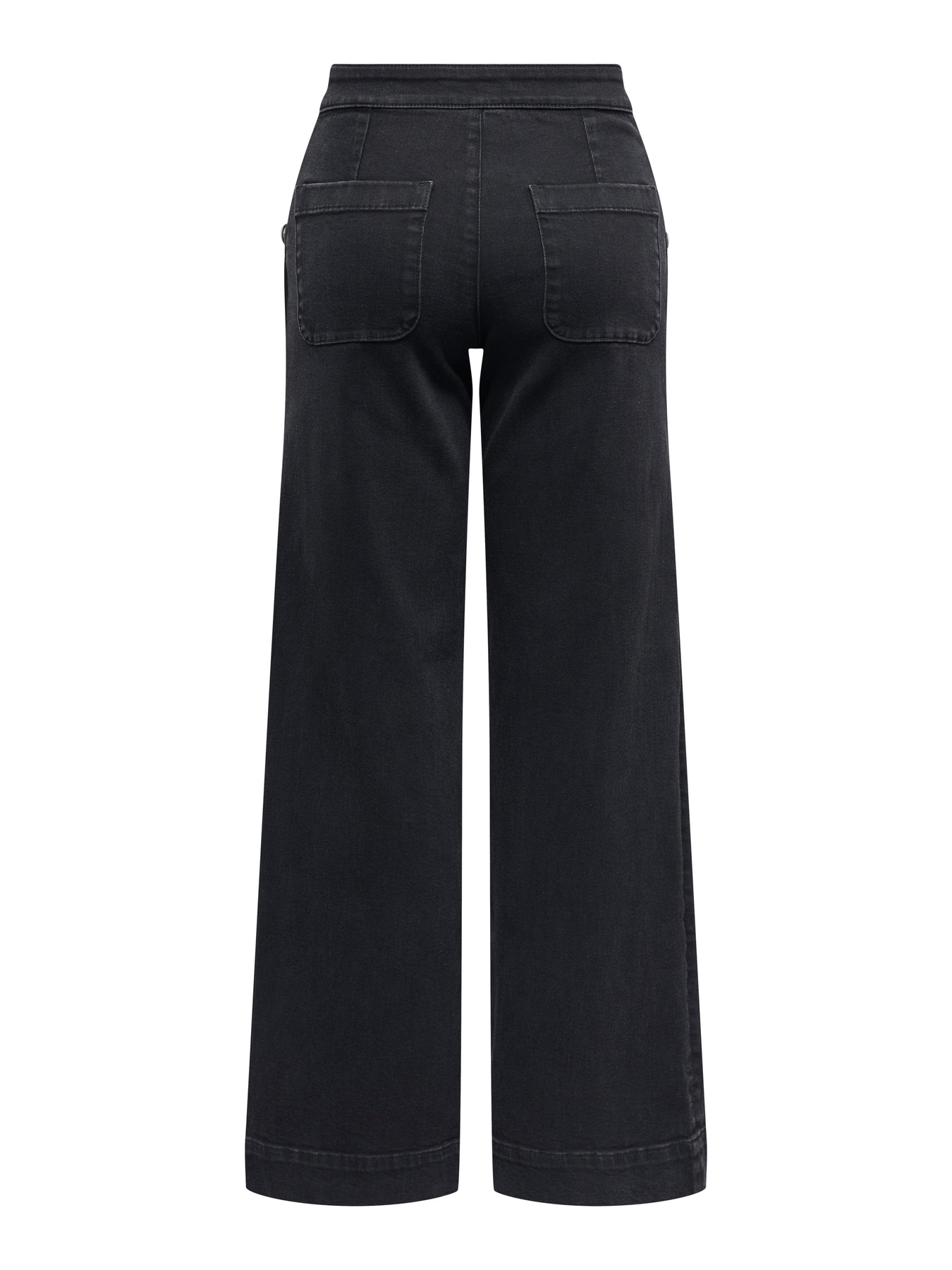 ONLMADISON HW BUTTON WIDE DENIM Black Denim - Bild 2