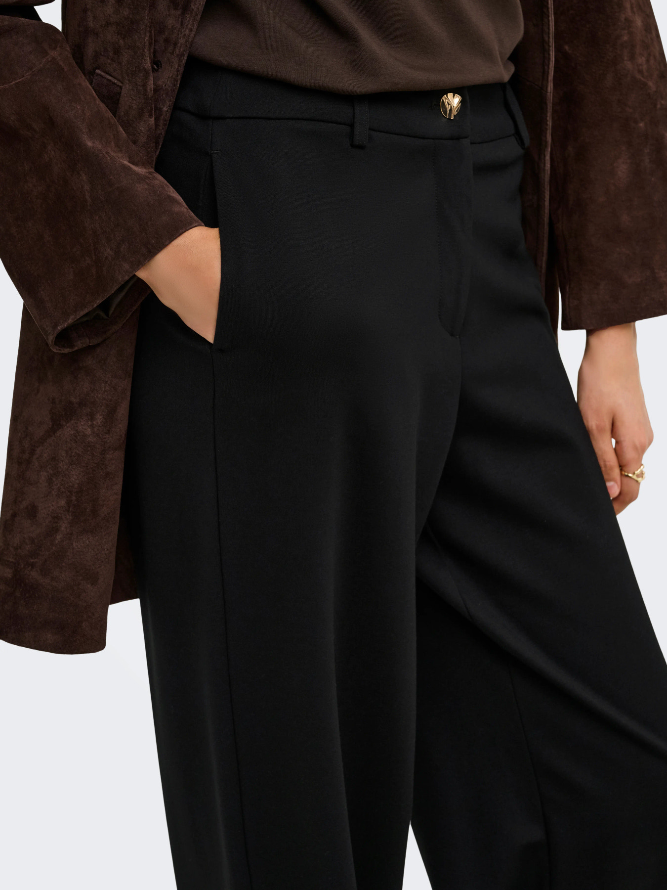 ONLPOPTRASH-TAILORED PANT Black - Bild 5