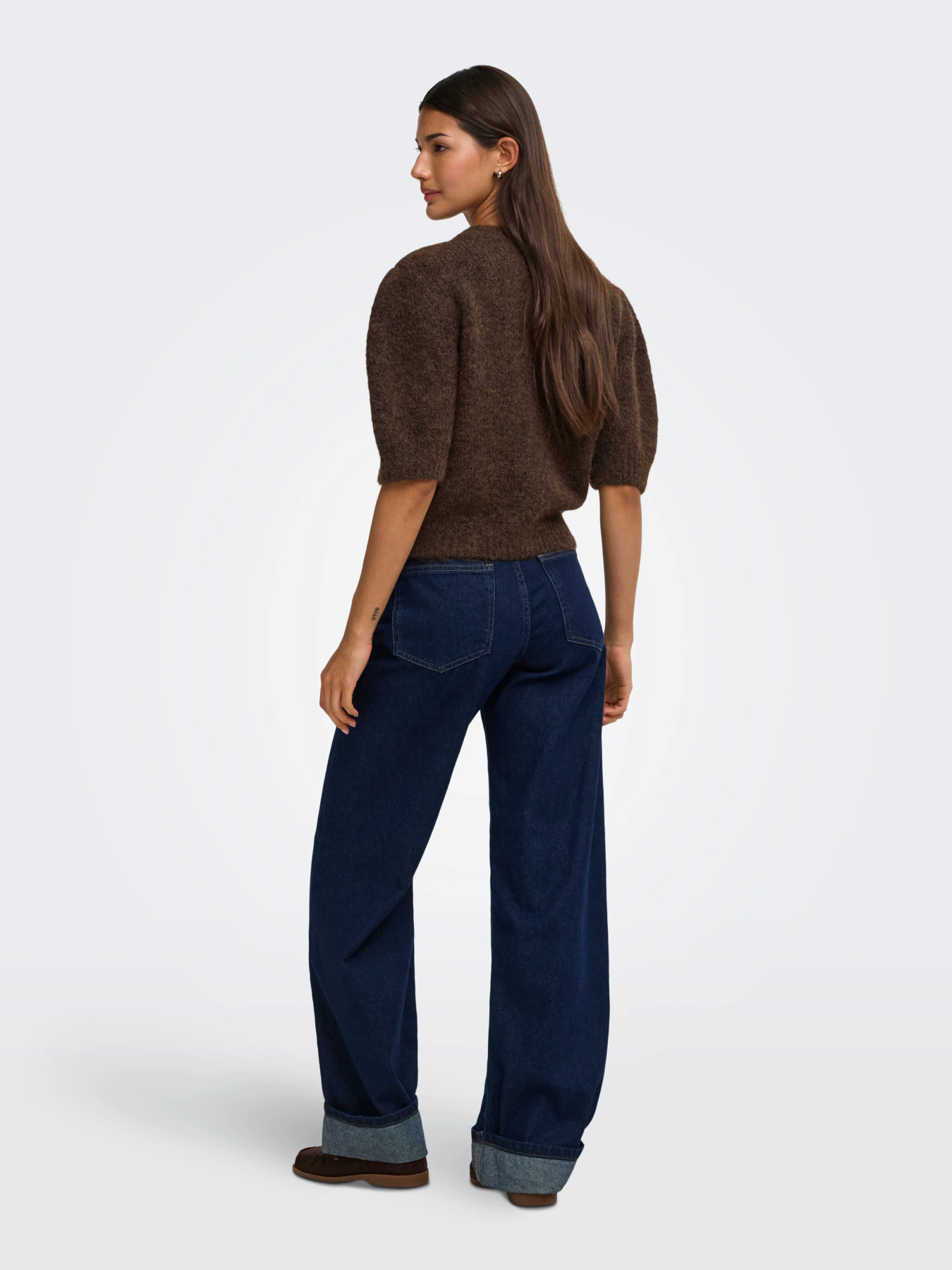 ONLNELLIE SS O-NECK Coffee Bean - Bild 6