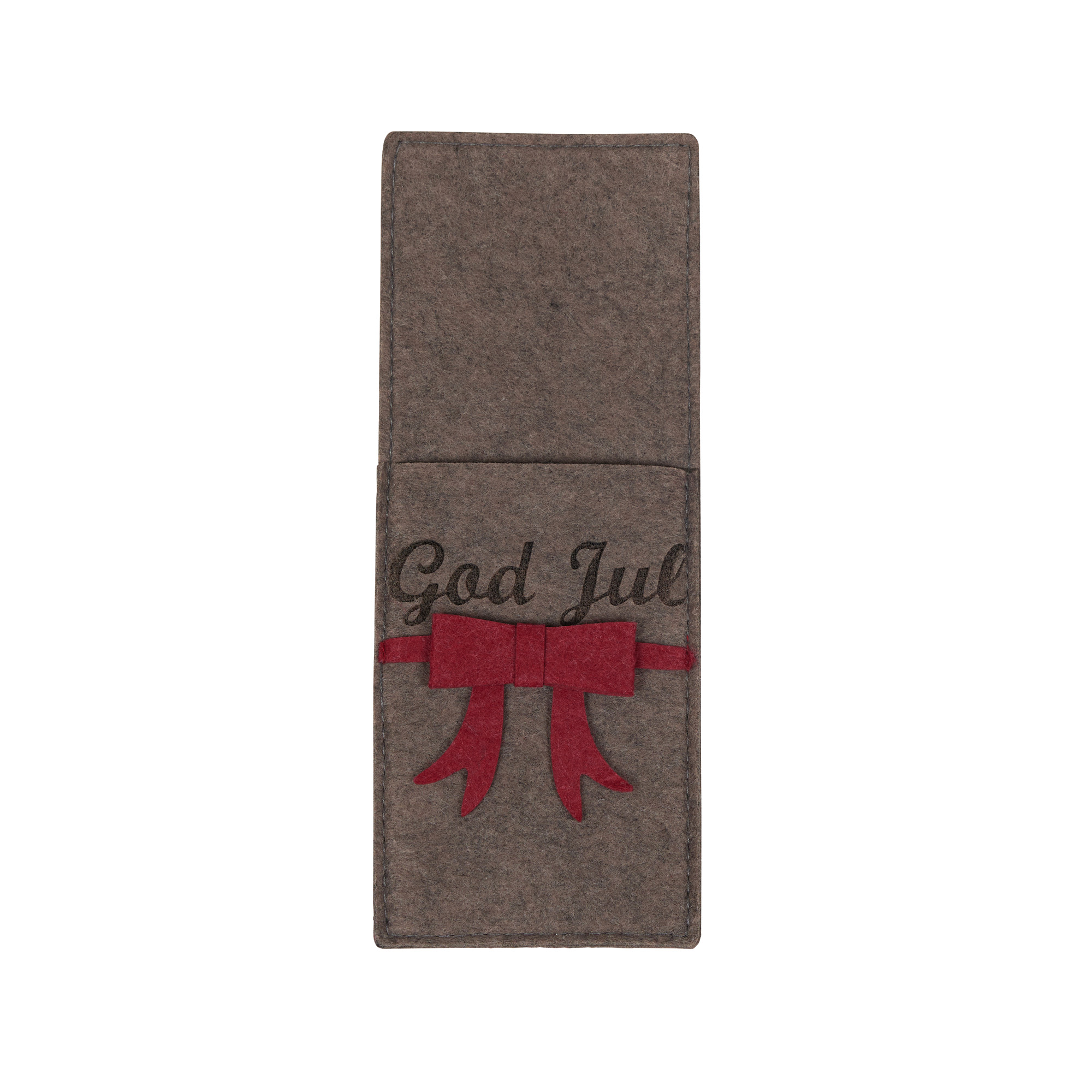 Bestickhållare God Jul 4-Pack Nougat