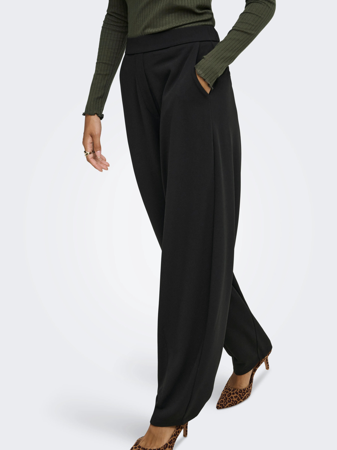 JDYGEGGO LIFE ONE BAREL PANT Black - Bild 6